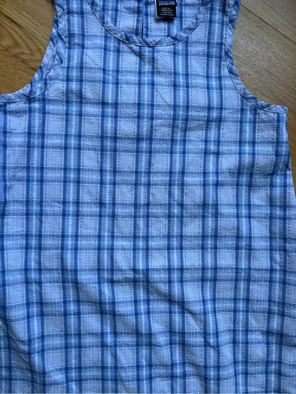 Girls Size 14/XL Patagonia Plaid Dress Summer Picnic Beach Vacation School
